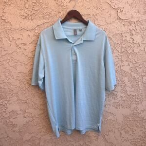 Ashworth Golf Polo Lt Blue Mens 2XL
